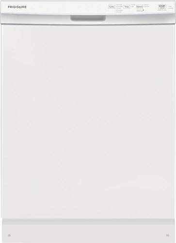 Frigidaire FFCD2418UW 24 Inch Built In Full Console Dishwasher with 5 Wash Cycles, 14 Place Settings, in White