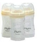 Playtex Baby Drop-ins Premium Nurser Bottles 4 Oz Pack of 3 - Yellow - Comes w/ 15 Drop-ins Liners