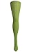 Foot Traffic, Cute & Quirky Opaque Microfiber Tights, Olive (Fits Most)
