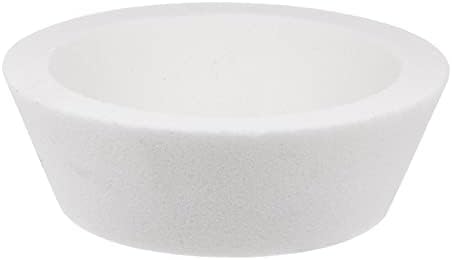 sourcing map Grinding Wheel 6 Inch 60 Grit Aluminum Oxide Cup White Corundum