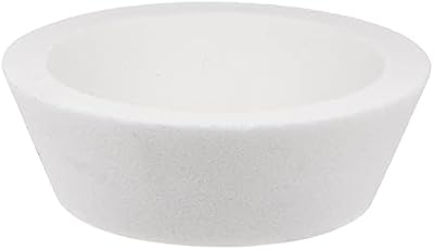 sourcing map Grinding Wheel 6 Inch 60 Grit Aluminum Oxide Cup White Corundum