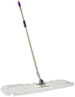 WYF European mop Flat drag stainless steel rod flat drag large flat mop cotton dust push cotton yarn long row tow 60cm and 90cm dust push (color : 60CM)