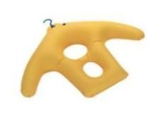 Dr. Winkler 435 Pulloverbügel aufblasbar in gelb