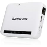 IOGEAR MediaShair Wireless Hub with SD/USB Input and Built-in Power Station, GWFRSDU