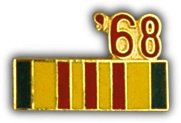 US Army '68 Vietnam Lapel Pin