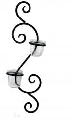 Decorative Wall Sconce 1 Pcs of Wrought Iron Wall Decor Hanging Candle Holder Sconce