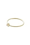 HONEYCAT Rose Quartz Crystal Point Ring in 18k Gold