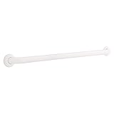 Franklin Brass 5636 1-1/2-Inch x 36-Inch Concealed Mount Safety Bath and Shower Grab Bar, White