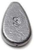Shrimpy Joe 3oz No Roll Sinker Weights - Qty 10
