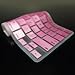 TopCase METALLIC PINK Keyboard Silicone Cover Skin for Macbook AIR 11-Inch A1370 with TOPCASE Logo Mouse Pad