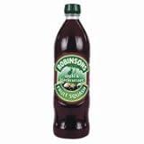 Robinsons Fruit Squash Apple & Blackcurrant 1 Liter Plastic Bottles (Pack of 2)