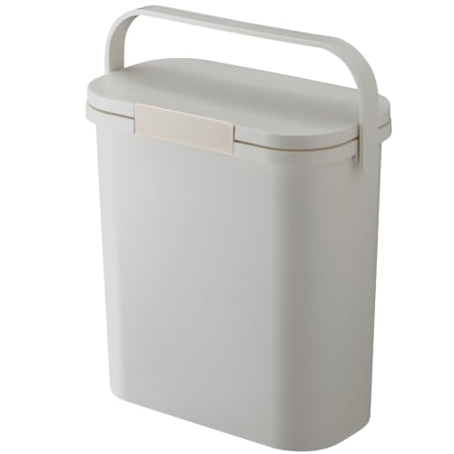 リス(RISU) 防臭ペール Home&Home 運べる防臭ペール 10S グレー 10L 日本製 GBED023