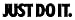 Nike Just Do It Logo Vinyl Sticker Decal-Black-4 Inch