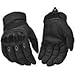 Outdoor Knuckle Tactical Gloves Motorcycle Motorbike ATV Riding Gloves Army Military Combat Full Finger Driving Gloves Black Large