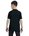 Gildan boys Heavy Cotton T-Shirt(G500B)-BLACK-M