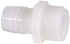 Ocean Clear Replacement Nylon Straight Adapter 3/4" MPT x 3/4" Hose Barb (Part # 82173)