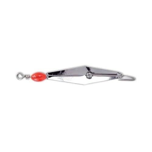 Original Clarkspoon Fishing Lure - 4.5 Inch Chrome Plated Spoon With Saltwater Hook For Mackerel & Bluefish
