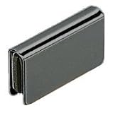 C.R. LAURENCE GDH7BL CRL Black Rectangular Strike Plate