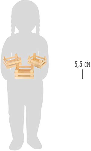 Small Foot Kleine Holzkisten Natur im 3er Set, für Kaufmannsläden oder als Dekoration einsetzbar, ab 3 Jahren, 1808… – Bild 7