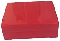 C&amp;A Scientific Slide Storage Box, 25 Slide, Red