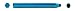 DURAGADGET Funky Blue Touchscreen Art Stylus Pen with Capacitive Rubber Tip for Kurio 7