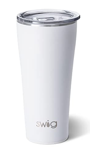 Swig Life 32oz Insulated Tumbler White Tumbler