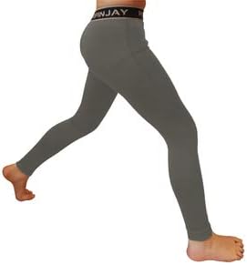 Youth Athletic Fleece Thermal Tights 