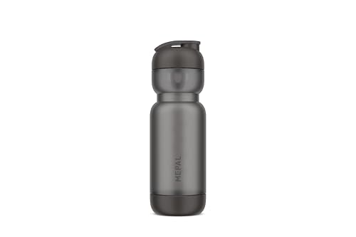 Mepal Shaker Sport, Leakproof, Includes Mixer and Measurements, Easy-clean with Bottem Lid, Protein Shaker, 800 ml, Graphite black