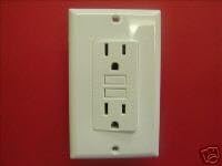 Tamper Resistant white Gfi Gfci Outlet 15 Amp 120 Volt 10 Pack