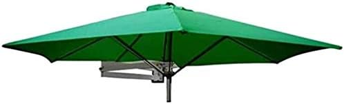 ガーデンパラソル 風に強い パラソルウォールバルコニーパティオパラソル ガーデンウォールマウントカンチレバーチルトサンシェードパラソル メタルポール付き 開店記念セール 2 5m Size