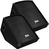 Seismic Audio - SA-12MT (Pair)-Pro Audio PA/DJ 12-Inch Monitors-400 Watts