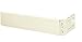 Graber 2 1/2-Inch Dauphine Wide Pocket Curtain Rod (18 to 28-Inch Adjustable Width, White)