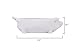 Creative Co-Op White Ceramic Pig Shaped Bowl