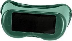 Radnor(R) Fixed Front Welding Goggles With Green Rigid Frame And Shade 5 Green 2" X 4" Lens