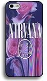 Case Shell Beautiful Flowers Grunge Rock Band Nirvana Phone Case Cover for Iphone 6 / 6s ( 4.7 Inch ) Nirvana Unique Design