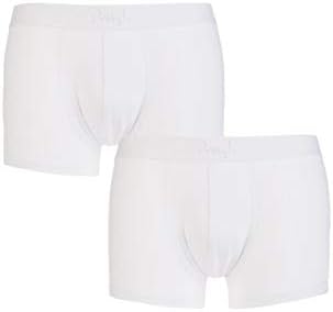 Pringle Men's 2 Pack New Improved Fit Plain Hipster Trunks