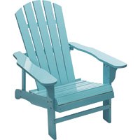 Kotulas Classic Turquoise Painted Wood Adirondack Chair