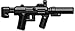 BrickArms 2.5" Scale Weapon XM7S Experimental Model #7 Suppressed Black