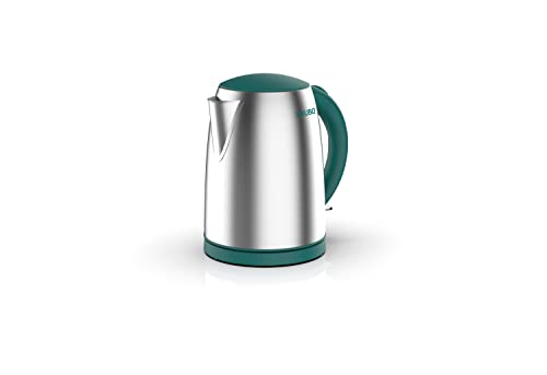 Elektrischer Wasserkocher, aus Edelstahl, Antikalk- und Anti-Verunreinigungen, Leistung: 2200 W, Fassungsvermögen: 1,7 l. Kubo