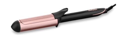 BaByliss 38mm Lockenstab mit Quartz-Keramik Beschichtung für extra große Locken und Wellen, 6 Temperaturstufen von 160°C bis 210°C, C453E