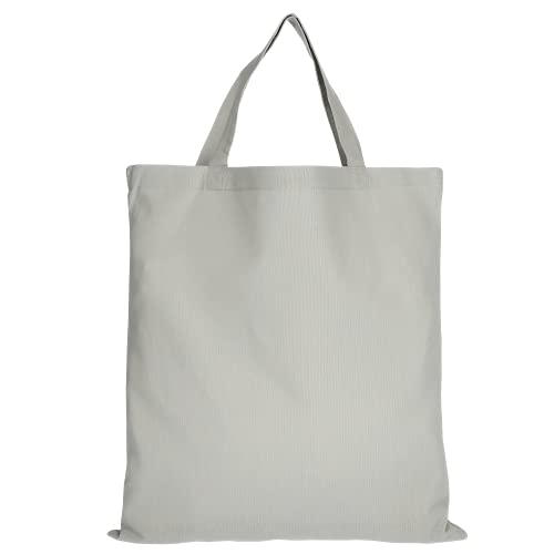 TEXXILLA 5er | 15er | 50er Pack Baumwolltasche - 28 Farben | mit zwei kurzen Henkeln | 38x42cm | Jutebeutel | Einkaufstasche | unbedruckt, Farbe:hellg