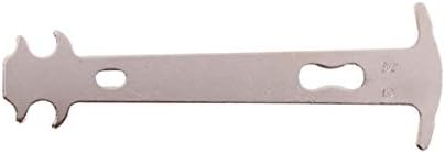 ShengshiZZ Portable Bike Chain Wear Indicator Gauge Checker Stretched Tool(None silvery)