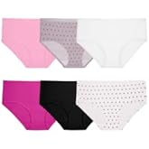 Fruit of the Loom Women's 6 Pack Cotton Hipster Panties (8, Assorted)