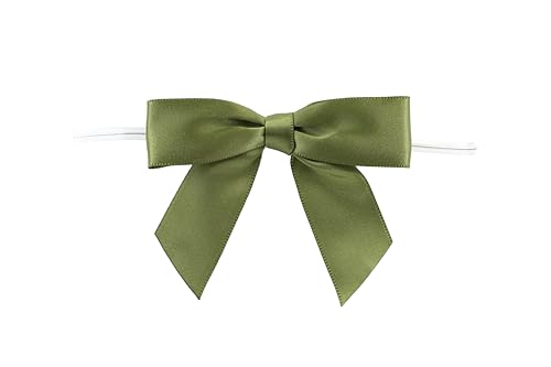 Reliant Ribbon 5170-04305-3X2 Satin Twist Tie Bows - Large Bows, 7/8 Inch X 100…