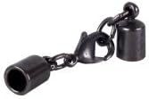 4.4mm (5/32") Gun Metal Glu-N-Go End Caps, Jewelry Findings-Clasps