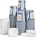 Ny Coffee Cup Gg (100 Paper Cups with 100 Lids)