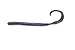 Zoom Ol' Monster Bait-Pack of 9 (Black Red Glitter, 10.5-Inch)