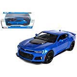 Special Edition Collection New 1:24 W/B SPECIAL EDITION - Blue 2017 Chevrolet Camaro ZL1 Diecast Model Car By Maisto
