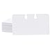 Paper Junkie 200-Pack Blank Notched Rotary File Card Refills - 4 x 2.25 x 0.1 Inches White Paper - Double-Sided Writing Space & Secure Notched Design