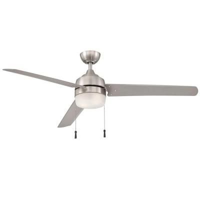 Hampton Bay Carrington 3 Bladed 60 Inch Ceiling Fan Brushed